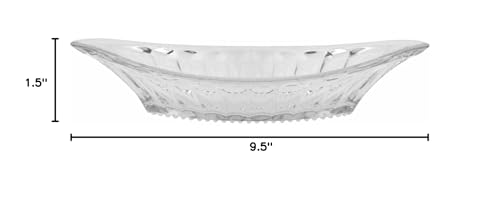 غت يحصل. ICM-27-CL-EC طبق آيس كريم مقسم مضاد للكسر، بلاستيك، 9.5 بوصة / 8 أونصة، خالي من مادة BPA (مجموعة من 4)، شفاف - Image 3
